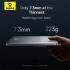 Baseus Blade2 12000mAh Power Bank | 65W Fast Charging Ultra Thin Digital Display Intelligent Edition Battery Pack For Laptop/MacBook & Phones - Silver